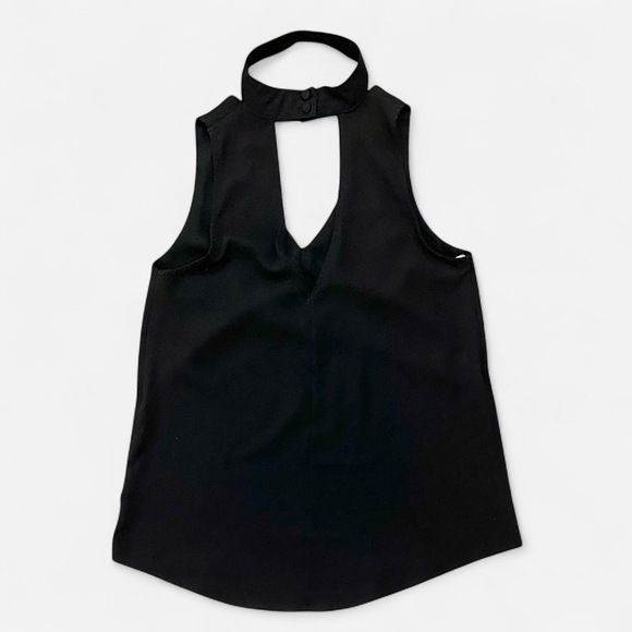 Mine Vintage 90s black chocker neck sleeveless halter top - Picture 3 of 7